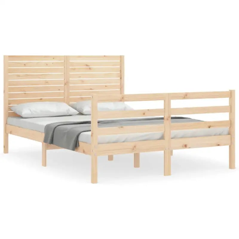 Massief grenenhout bedframe voor een natuurlijke en comfortabele slaapruimte - Bedden & bedframes