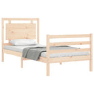 Massief grenenhout bedframe voor een natuurlijke en comfortabele slaapkamer - Bedden & bedframes