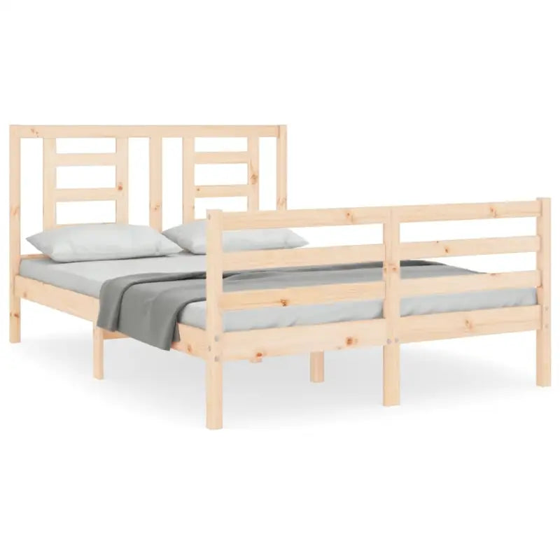 Massief Grenenhout Bedframe voor een Natuurlijke en Decoratieve Slaapkamer - Bedden & bedframes