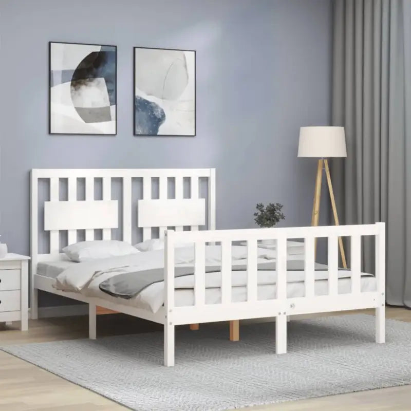 Massief Grenenhout Bedframe voor een Natuurlijke en Elegante Slaapruimte - Bedden & bedframes