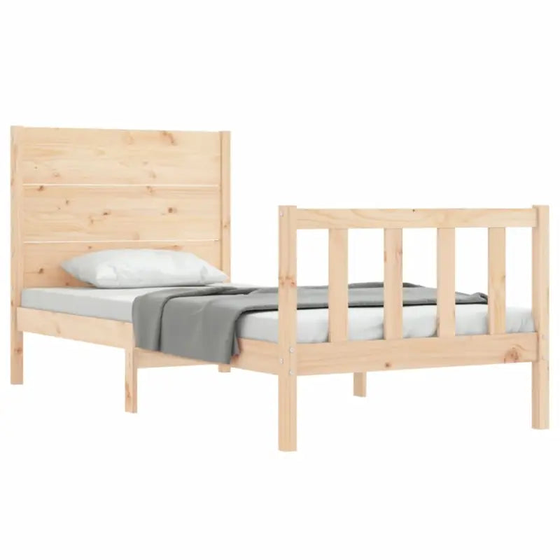 Massief Grenenhout Bedframe voor een Natuurlijke en Stevige Slaapplek - Bedden & bedframes