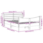 Massief grenenhout bedframe voor een stabiele en duurzame slaapkamer - Bedden & bedframes