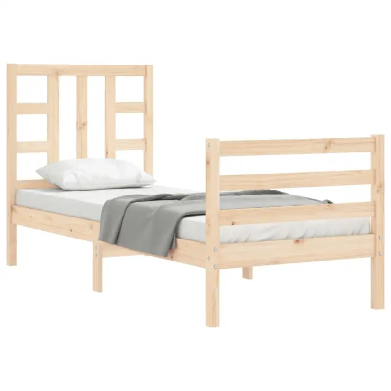 Massief grenenhout bedframe voor een stabiele en natuurlijke uitstraling - Bedden & bedframes