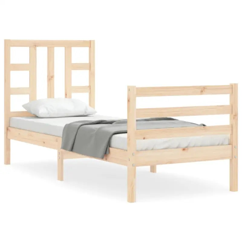 Massief grenenhout bedframe voor een stabiele en natuurlijke uitstraling - Bedden & bedframes