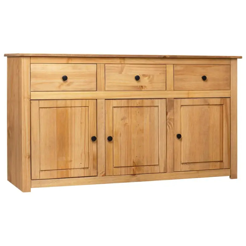 Massief grenenhout dressoir met 3 laden en opbergruimte - Dressoirs & buffetkasten