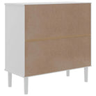 Massief Grenenhout Dressoir met Minimalistische Charme - Dressoirs & buffetkasten