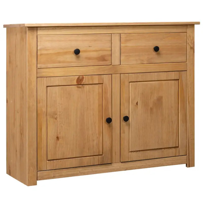 Massief Grenenhout Dressoir met Rustiek en Trendy Design - Bruin / 1 - Dressoirs & buffetkasten