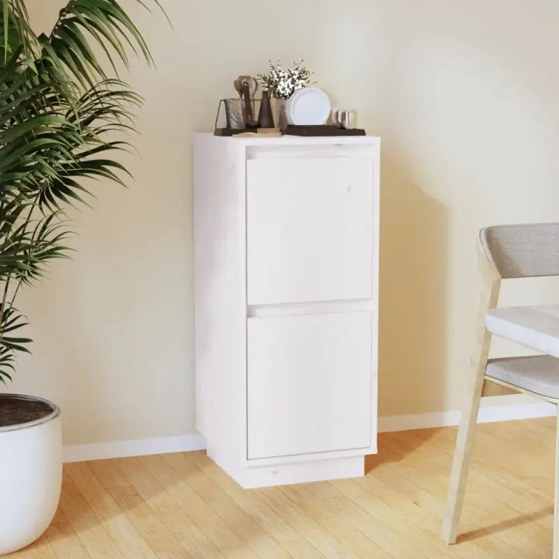 Massief Grenenhout Dressoir voor Praktisch en Decoratief Gebruik - Wit / 1 - Dressoirs & buffetkasten