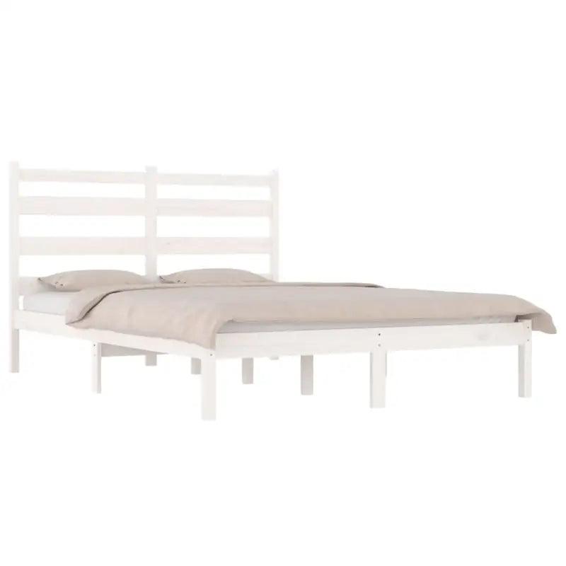 Massief grenenhout houten bedframe met aanvullende ondersteuning - Bedden & bedframes