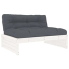 Massief Grenenhout Loungeset voor in de tuin met zachte kussens - Tuinsets