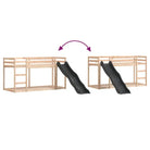 Massief Grenenhout Stapelbed met Glijbaan en Levering Bevat - Bedden & bedframes