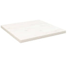 Massief Grenenhout Tafelblad voor thuis en horeca opknapbeurt - Wit / 60 x 60 x 2.5 cm / 1 - Tafelbladen