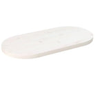 Massief Grenenhout Tafelbladen voor thuis en horecagelegenheden - Wit / 60 x 30 x 2.5 cm / 1 - Tafelbladen