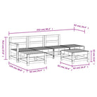 Massief Grenenhout Tuin Lounge Set voor Gezellig Samenzijn - Tuinsets