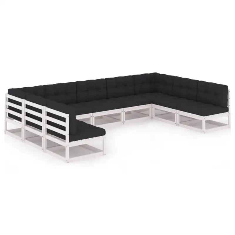 Massief grenenhout tuinset voor ontspanning en gezelligheid in de tuin - Tuinsets