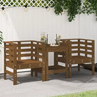 Massief grenenhout tuinstoelen voor gezellige tuin of terras leestijd - Honingbruin grenenhout / 2 - Tuinstoelen