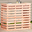Massief Grenenhout tuintafel voor buiten voor gezellige momenten - Natuurlijk douglashout / 113,5 x 50 x 103 cm / 1