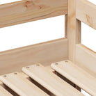 Massief Grenenhouten 2-in-1 slaapbank met onderschuifbed - Bedden & bedframes