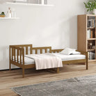 Massief Grenenhouten Bedden en Slaapbanken voor woonkamer en slaapkamer - Honingbruin / 80 x 200 cm - Bedden & bedframes