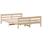 Massief grenenhouten bedframe met multiplex lattenbodem - Bedden & bedframes