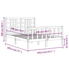 Massief grenenhouten bedframe voor een goede nachtrust - Bedden & bedframes