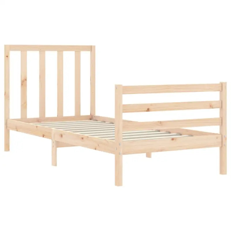 Massief grenenhouten bedframe voor een goede nachtrust en natuurlijk interieur - Bedden & bedframes