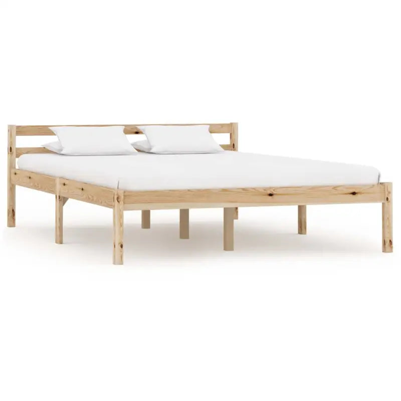 Massief grenenhouten bedframe voor een moderne slaapkamer stijl - Lichtbruin / 120 x 200 cm - Bedden & bedframes