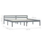 Massief grenenhouten bedframe voor een moderne slaapkamer stijl - Bedden & bedframes