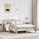 Massief grenenhouten bedframe voor een natuurlijke en comfortabele slaapkamer - Naturel / 150 x 200 cm - Bedden &
