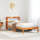 Massief grenenhouten bedframe voor een natuurlijke en comfortabele slaapkamer - Bruin / 75 x 190 cm - Bedden & bedframes