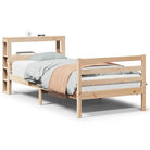 Massief Grenenhouten Bedframe voor een Natuurlijke en Decoratieve Slaapruimte - Bedden & bedframes