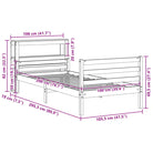 Massief Grenenhouten Bedframe voor een Natuurlijke en Decoratieve Slaapruimte - Bedden & bedframes
