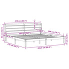 Massief Grenenhouten Bedframe voor een Natuurlijke en Decoratieve Slaapruimte - Bedden & bedframes