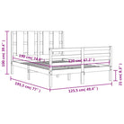 Massief grenenhouten bedframe voor een natuurlijke en praktische inrichting - Bedden & bedframes