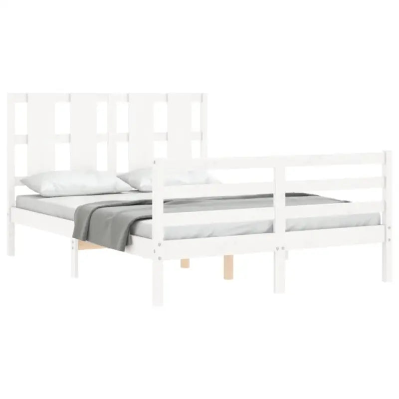 Massief grenenhouten bedframe voor een natuurlijke en praktische inrichting - Bedden & bedframes