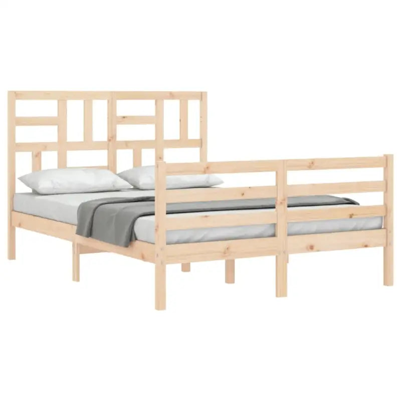 Massief Grenenhouten bedframe voor een natuurlijke en stijlvolle slaapkamer - Bedden & bedframes