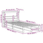Massief Grenenhouten Bedframe voor een Stevige en Decoratieve Slaapruimte - Bedden & bedframes