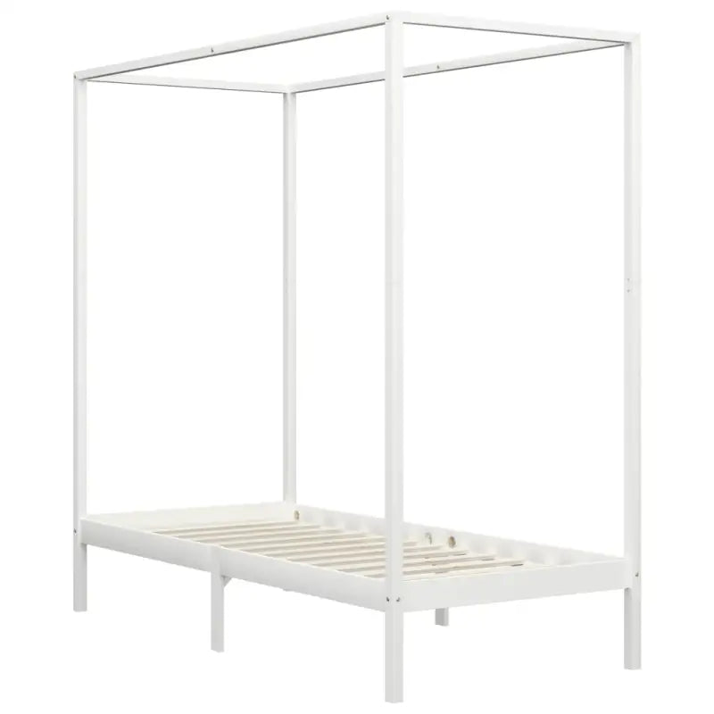 Massief Grenenhouten Hemelbedframe Voor Een Elegante Slaapkamer - Bedden & bedframes