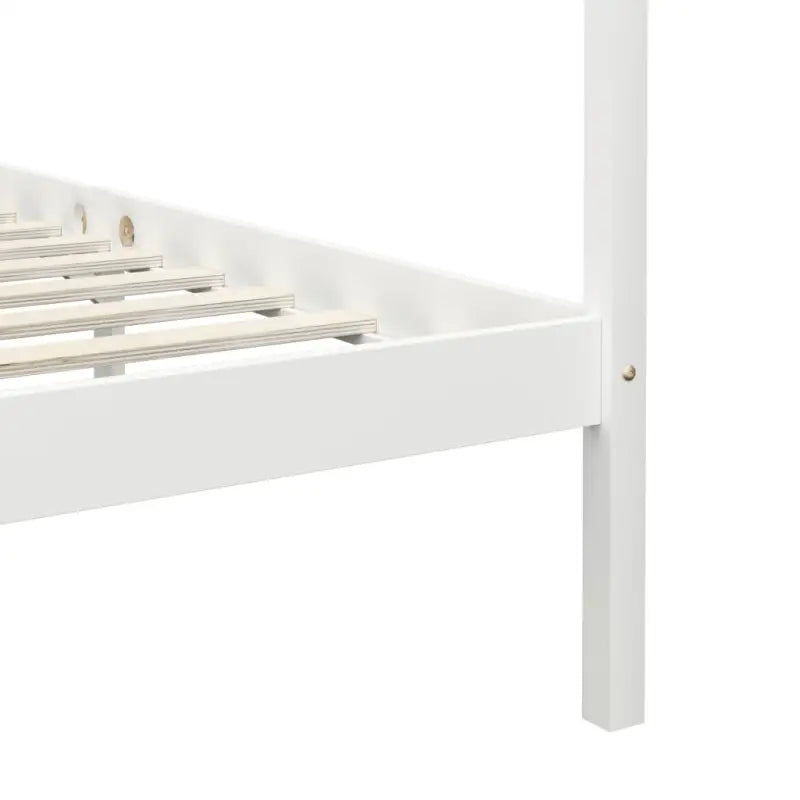 Massief Grenenhouten Hemelbedframe Voor Een Elegante Slaapkamer - Bedden & bedframes