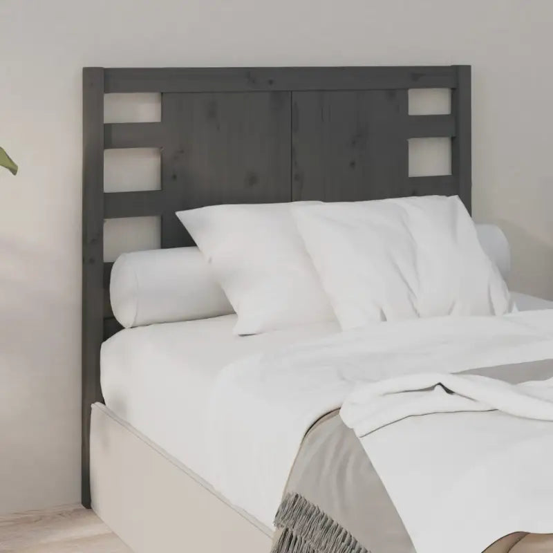 Massief Grenenhouten Hoofdborden voor in Elke Slaapkamer - Grijs / 96 x 100 cm / 1 - Hoofdborden en voetborden
