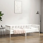 Massief grenenhouten multifunctionele slaapbank voor woonkamer en gastenvertrek - Wit / 80 x 200 cm - Bedden & bedframes