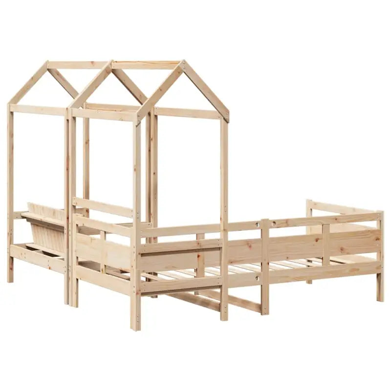 Massief Grenenhouten Slaapbank en Bank voor Slaapkamer en Woonkamer - Bedden & bedframes