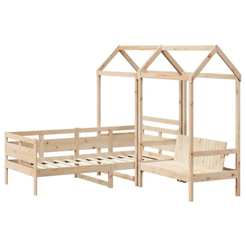 Massief Grenenhouten Slaapbank en Bank voor Slaapkamer en Woonkamer - Bedden & bedframes