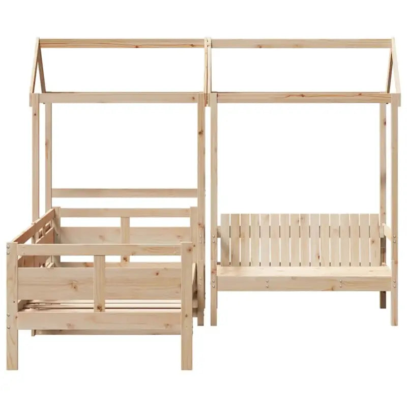 Massief Grenenhouten Slaapbank en Bank voor Slaapkamer en Woonkamer - Bedden & bedframes