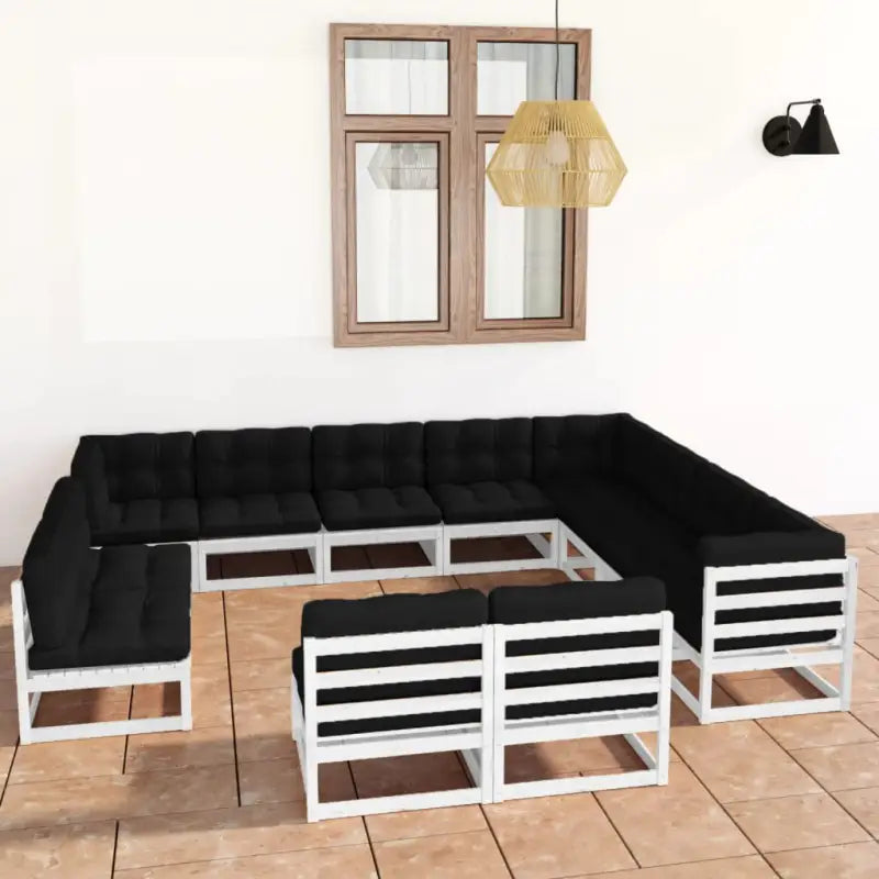 Massief grenenhouten tuinset voor ontspannen buitenplezier - Tuinsets