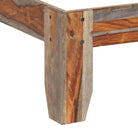 Massief Houten Bedframe voor een Elegante en Klassieke Slaapkamerstijl - 200 x 200 cm - Bedden & bedframes