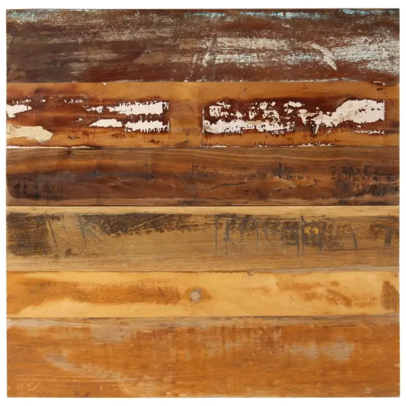 Massief houten tafelblad van gerecycled hout met rustieke uitstraling - 70 x 70 cm 15-16 mm / 1 / massief gerecycled