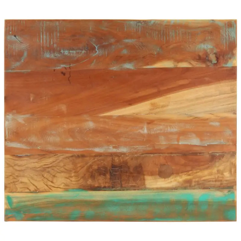 Massief houten tafelblad van gerecycled hout met rustieke uitstraling - 70 x 80 cm 25-27 mm / 1 / massief gerecycled