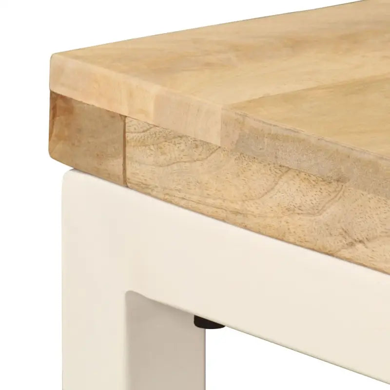 Massief Mangohout Eettafel en Bureau met Elegant Ontwerp - Eettafels