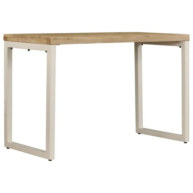 Massief Mangohout Eettafel en Bureau met Elegant Ontwerp - Eettafels